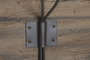 DKD Home Decor Perchero Paulownia y Metal Natural 91x23x12 cm