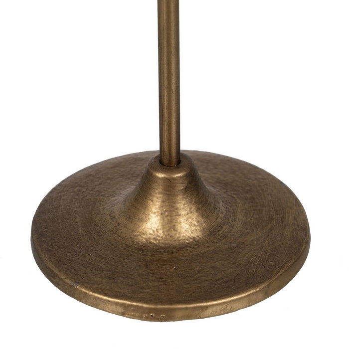Ixia Portavelas Oro Metal de Decoración 15 x 15 x 40 cm
