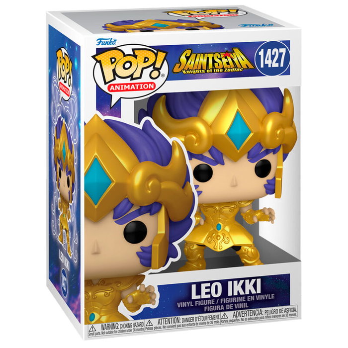 Funko POP! Saint Seiya Caballeros del Zodiaco Figura Vinilo Leo Ikki 9cm Caja Regalo Funko POP! Saint Seiya Caballeros del Zodiaco Figura Vinilo Leo Ikki 9cm Caja Regalo