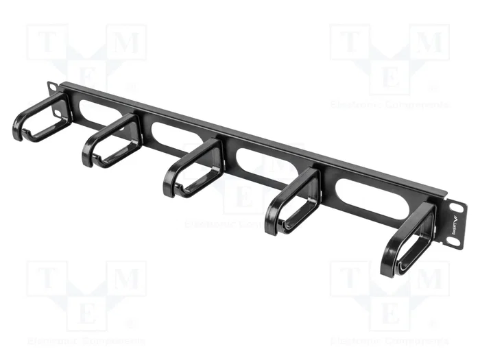 Lanberg AK-1205-B Organizador de Cables 1U Negro Lanberg AK-1205-B Organizador de Cables 1U Negro