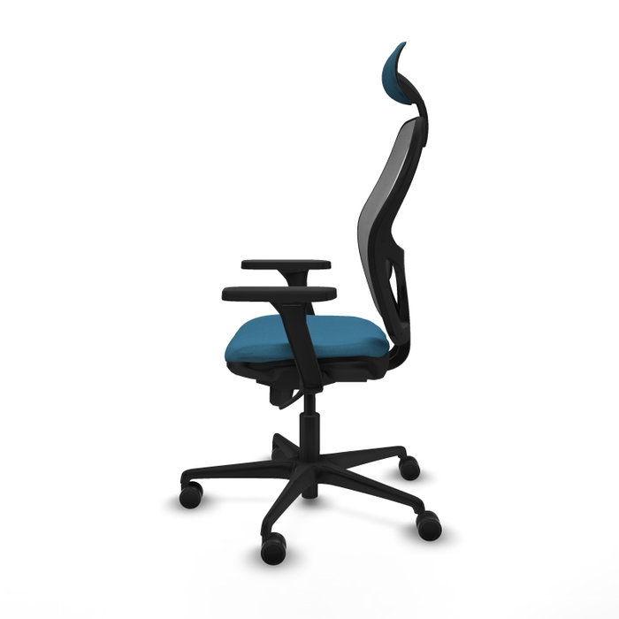 PIQUERAS Y CRESPO Silla de oficina Jorquera Verde petróleo y Gris PIQUERAS Y CRESPO Silla de oficina Jorquera Verde petróleo y Gris