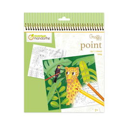 Cuaderno Avenue Mandarine Graffy Point Unir Y Colorear Jungla (+7 Años)