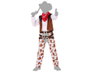 Disfraz Vaquero Sheriff Unisex Infantil 5-6 Años - Traje Carnaval Western 5 Piezas