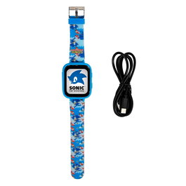 LEXIBOOK Reloj Inteligente para Niños con Cámara Sonic Dmw070Sn - 720p, MP3, Podómetro, Linterna, +5 años
