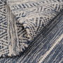 Ixia Alfombra Azul-Blanco 120 x 180 cm
