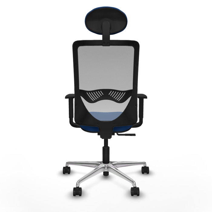 PIQUERAS Y CRESPO Silla de oficina Zulema con mecanismo Sincro, Azul y Gris PIQUERAS Y CRESPO Silla de oficina Zulema con mecanismo Sincro, Azul y Gris