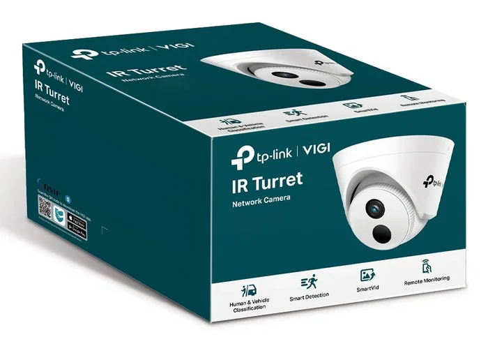 TP-Link Cámara de Seguridad IP VIGI C430i (2.8mm) - 3MP con IA, Forma Bala, Interior y Exterior, Visión Nocturna, Alimentación PoE/12V DC, Para Techo