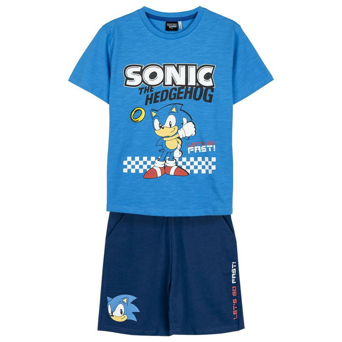 Conjunto de Ropa Sonic Azul 8 Años Conjunto de Ropa Sonic Azul 8 Años
