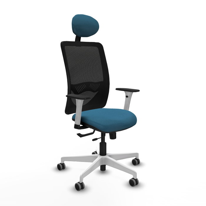 PIQUERAS Y CRESPO Silla de oficina Zulema con mecanismo Sincro/Traslack Verde petróleo PIQUERAS Y CRESPO Silla de oficina Zulema con mecanismo Sincro/Traslack Verde petróleo