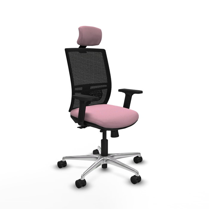 PIQUERAS Y CRESPO Silla de oficina Yunquera Rosa y Negro PIQUERAS Y CRESPO Silla de oficina Yunquera Rosa y Negro
