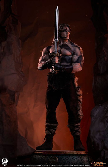 Conan el Bárbaro Estatua Elite Series 1/2 Conan Warpaint Edition 116 cm