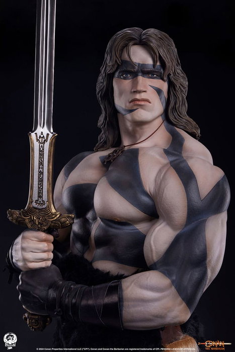 Conan el Bárbaro Estatua Elite Series 1/2 Conan Warpaint Edition 116 cm