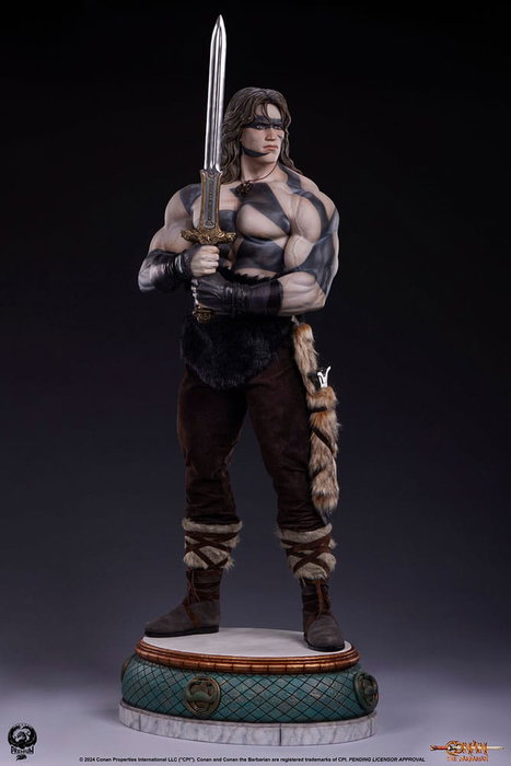 Conan el Bárbaro Estatua Elite Series 1/2 Conan Warpaint Edition 116 cm