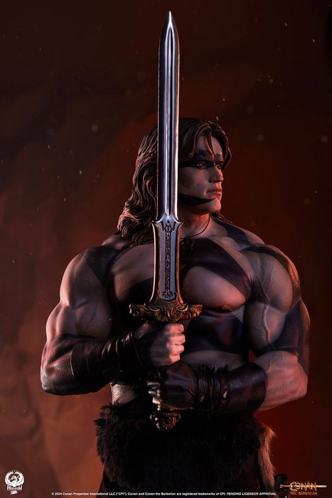 Conan el Bárbaro Estatua Elite Series 1/2 Conan Warpaint Edition 116 cm