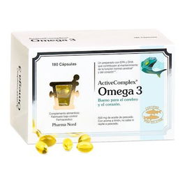 Activecomplex Omega 3 de Pharma Nord 180 Comprimidos - Favorece Función Normal Cerebral y Corazón