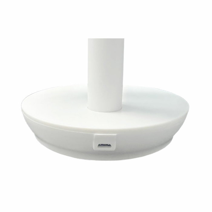 Edm Ventilador de sobremesa recargable blanco 5w