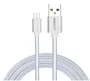 Eightt Cable USB A a Micro-USB B ECM-1S, 1m, Plata