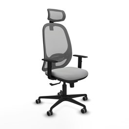 PIQUERAS Y CRESPO Silla de oficina Cilanco Gris claro y gris