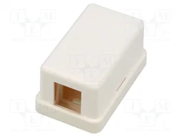 GOOBAY Carcasa Keystone Blanca para Incorporar a Pared