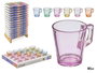 VIVALTO Taza de Café de Vidrio Surtido 6 Colores Display de 280 Unidades