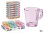 VIVALTO Taza de Café de Vidrio Surtido 6 Colores Display de 280 Unidades