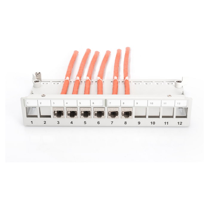 Digitus Patchpanel 1HE 12-Port Modular Desktop SOHO RJ-45 Gris 1U