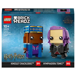LEGO Harry Potter 40618 BrickHeadz Kingsley Shacklebolt & Nymphadora Tonks 250 Piezas