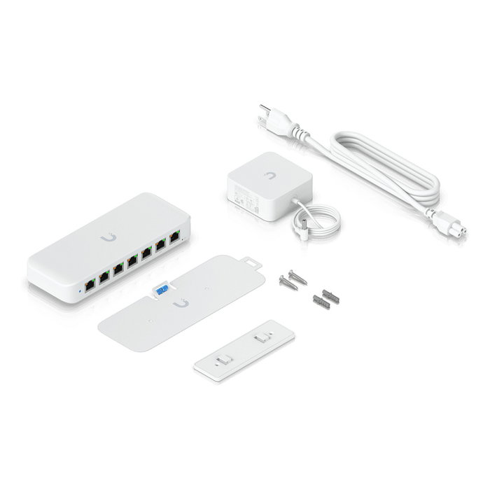 Ubiquiti USW-Ultra Switch Gestionado L2 8 Puertos Gigabit Ethernet 52W POE++ Montaje de Pared
