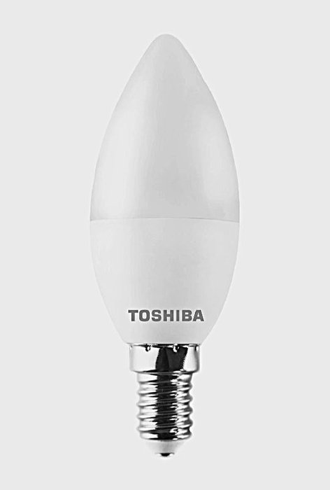 TOSHIBA Bombilla LED C37 4.7W E14 4000K Blanco Neutro ULT.UDS