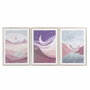 DKD Home Decor Set de 3 Cuadros de Paisaje en Lienzo y MDF 50x3x70 cm