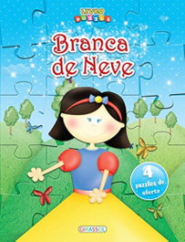 GIRASSOL EDIÇOES Livro Puzzle Branca de Neve, VV.AA. - GIRASSOL EDIÇOES