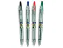 Pilot Bolígrafo Ecoball Plástico Reciclado Expositor 60+10 Unidades Colores Surtidos Tinta Gel 1mm Retráctil Recargable