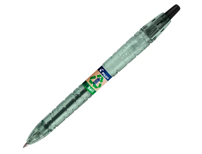 Pilot Bolígrafo Ecoball Plástico Reciclado Expositor 60+10 Unidades Colores Surtidos Tinta Gel 1mm Retráctil Recargable