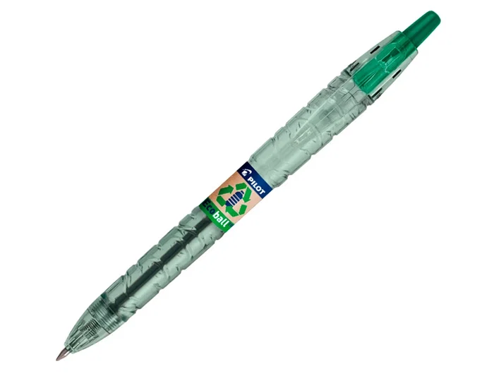 Pilot Bolígrafo Ecoball Plástico Reciclado Expositor 60+10 Unidades Colores Surtidos Tinta Gel 1mm Retráctil Recargable