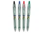 Pilot Bolígrafo Ecoball Plástico Reciclado Expositor 60+10 Unidades Colores Surtidos Tinta Gel 1mm Retráctil Recargable