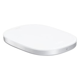 Zwilling Enfinigy Báscula Electrónica de Cocina Digital 10 kg / 1 g de Precisión con Superficie de Vidrio, Tara, LCD, Plata y Blanco