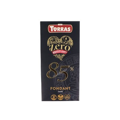 TORRAS Chocolate Cacao 85% Zero Sin Azúcares Añadidos 100Gr TORRAS Chocolate Cacao 85% Zero Sin Azúcares Añadidos 100Gr