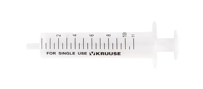 Kruuse Jeringa Desechable de 2 Cuerpos con Cono Excéntrico 10ml Kruuse Jeringa Desechable de 2 Cuerpos con Cono Excéntrico 10ml