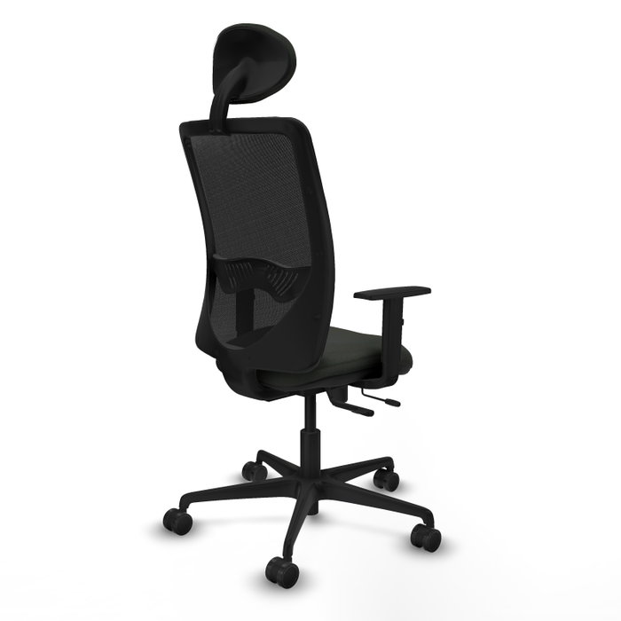 PIQUERAS Y CRESPO Silla de oficina Zulema con mecanismo Sincro/Traslack, Negro