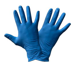 SIFER Guantes de Nitrilo Azul Alimentario Talla XL