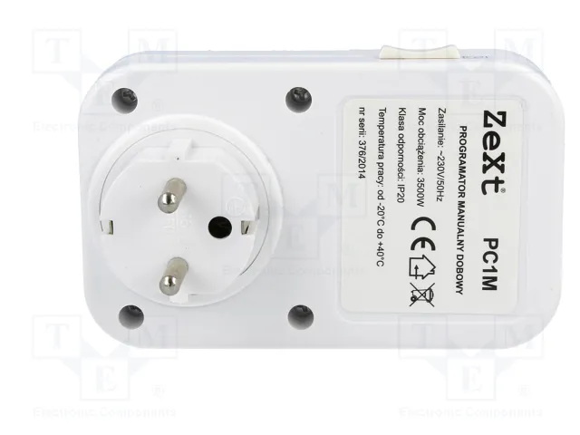 ZEXT Programador de tiempo analógico 15min÷24h