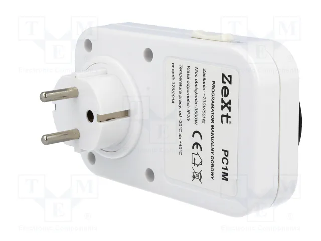 ZEXT Programador de tiempo analógico 15min÷24h