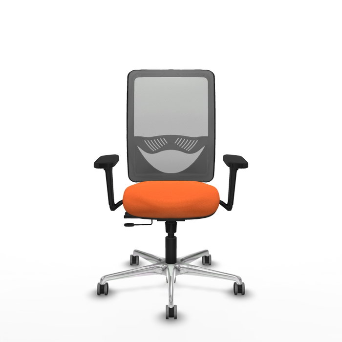 PIQUERAS Y CRESPO Silla de oficina Zulema Naranja y Gris PIQUERAS Y CRESPO Silla de oficina Zulema Naranja y Gris