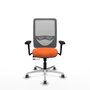 PIQUERAS Y CRESPO Silla de oficina Zulema Naranja y Gris