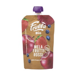 Natura Nuova Puré de Manzana, Arándanos y Fresa Bio 100g