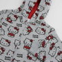 Cerdá Sudadera Con Capucha Hello Kitty Cremallera Gris 8 Años