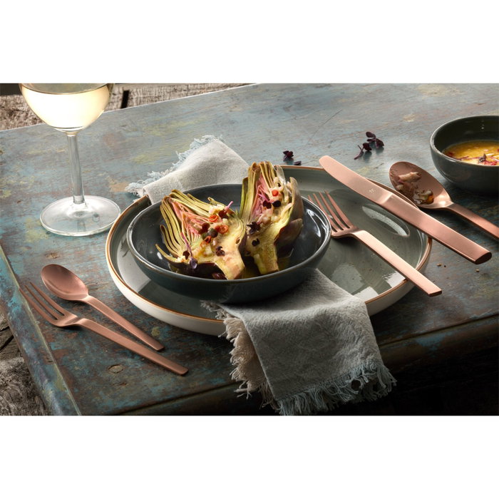 Zwilling Minimale Vintage Juego de Cubiertos de 30 Piezas en Oro Rosa Zwilling Minimale Vintage Juego de Cubiertos de 30 Piezas en Oro Rosa