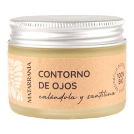 Matarrania Contorno de Ojos Crema Facial Bio 30 ml - Vegano, para Pieles Sensibles, Sin Perfumes, Ingredientes 100% Ecológicos