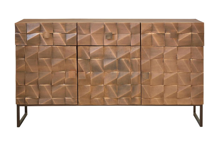 Giner y Colomer Aparador Industrial Madera Mango y Metal 3 Puertas 3 Cajones Giner y Colomer Aparador Industrial Madera Mango y Metal 3 Puertas 3 Cajones