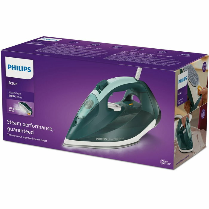 Philips Serie 7000 DST7031/70 Plancha de vapor Verde ópalo/menta, 2800 W Philips Serie 7000 DST7031/70 Plancha de vapor Verde ópalo/menta, 2800 W